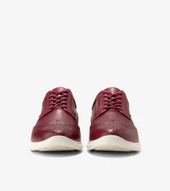 Cole Haan Oxfords*Women's ZER&Oslash;GRAND Meritt Wingtip Oxfords BlackCherry-Ivory