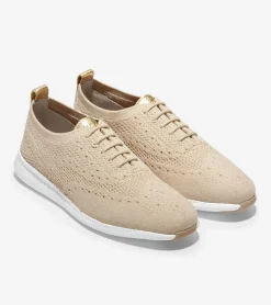 Cole Haan Oxfords*Women's 2.ZER&Oslash;GRAND Stitchlite&trade; Wingtip Oxfords RyeStitchlite&trade;-OpticWhite