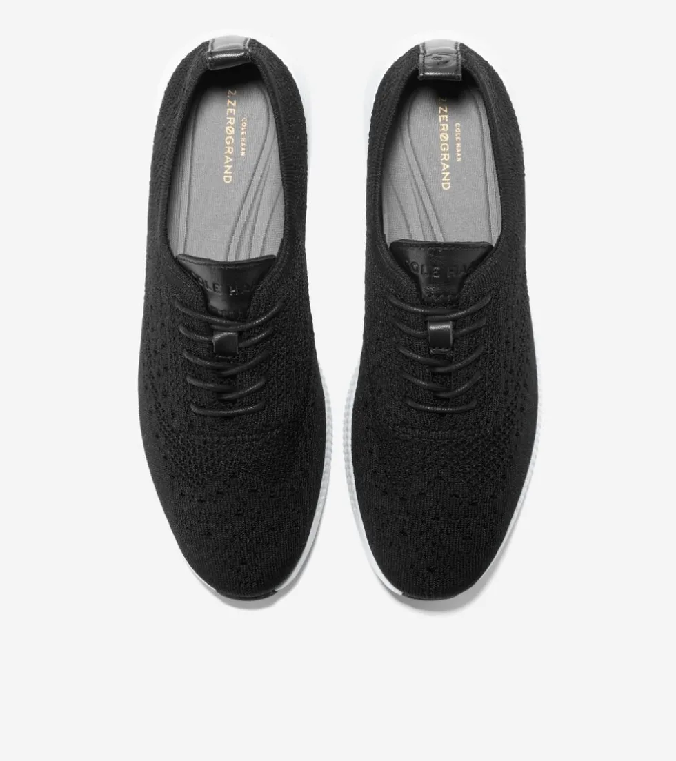 Cole Haan Oxfords*Women's 2.ZERØGRAND Stitchlite™ Wingtip Oxfords BlackStitchlite™-OpticWhite