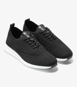 Cole Haan Oxfords*Women's 2.ZERØGRAND Stitchlite™ Wingtip Oxfords BlackStitchlite™-OpticWhite