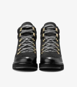 Cole Haan Boots*Women's ZER&Oslash;GRAND Waterproof Elissa Hiker Boots Black