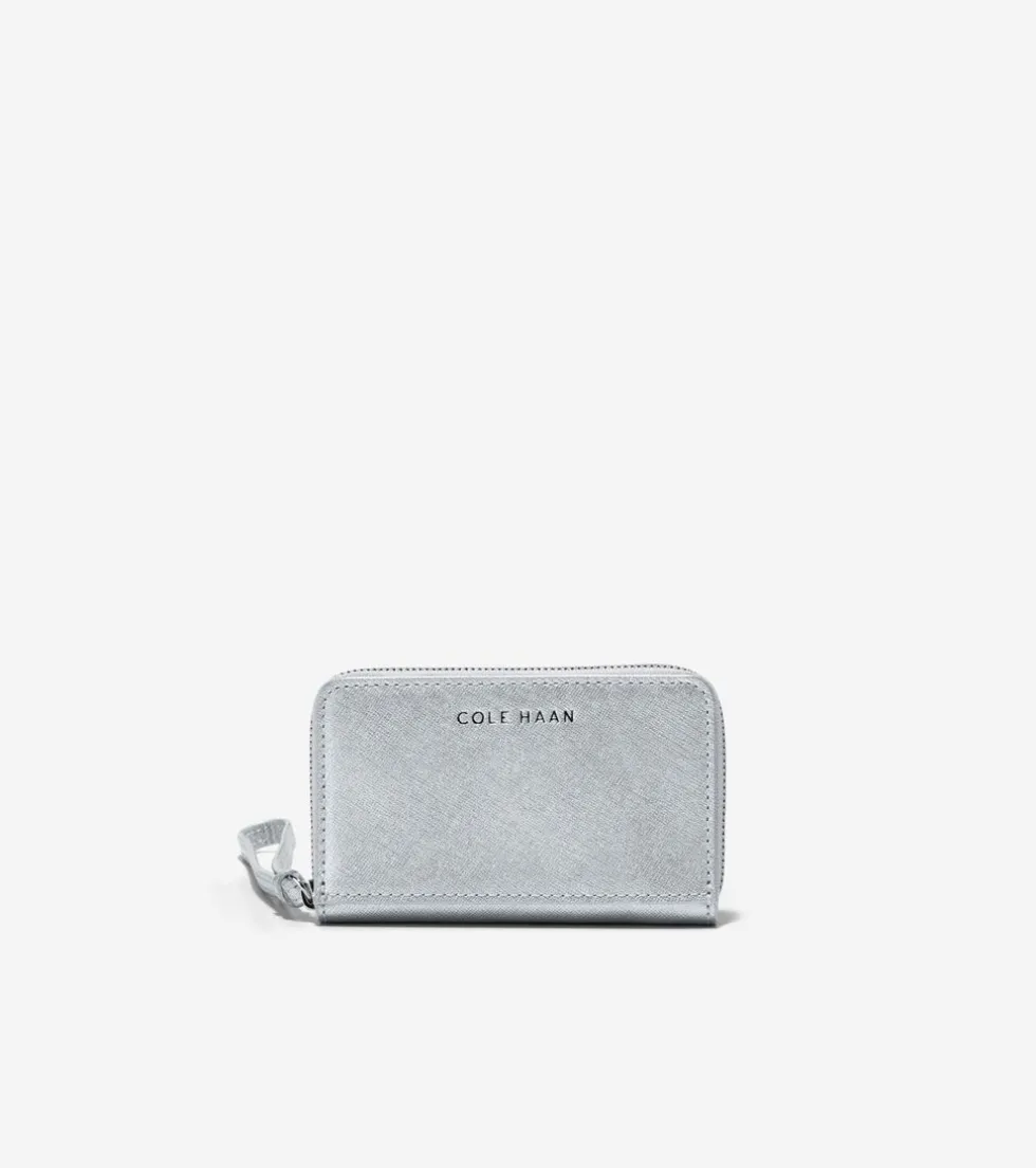 Cole Haan Wallets & Wristlets*Wristlet Card Case Silver
